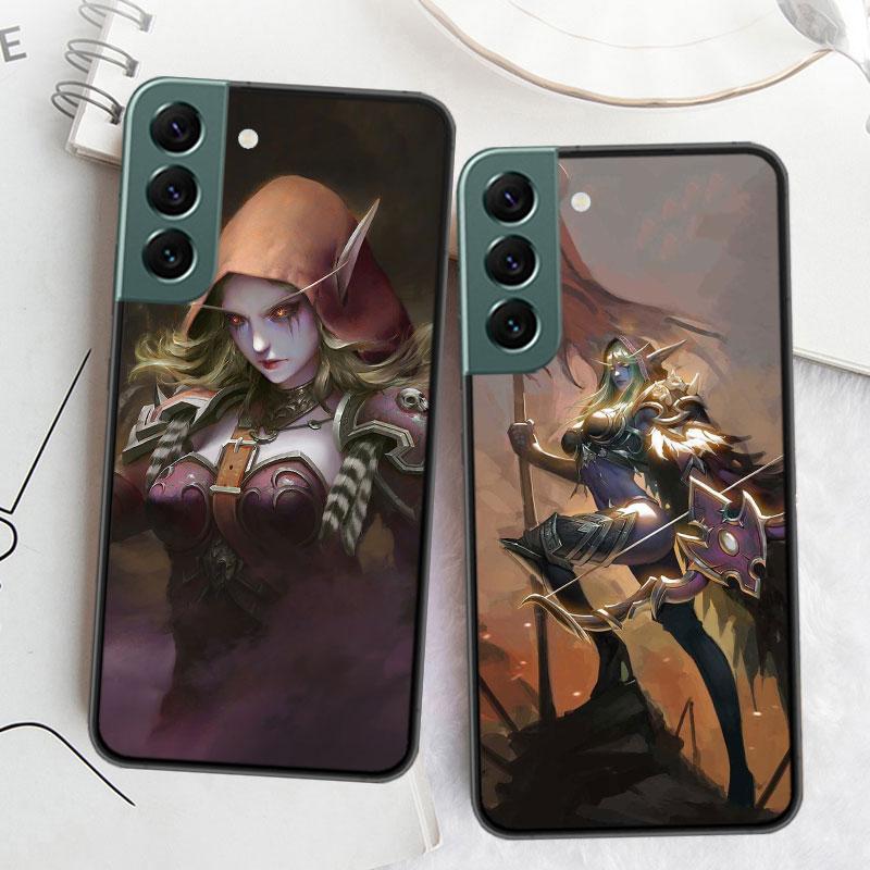 W-World Of W-Warcraft Elf Phone Case For Samsung Galaxy S22 S25 Ultra S21 S10 Plus S26 Edge S20 S23 S24 FE Cover Silicone So