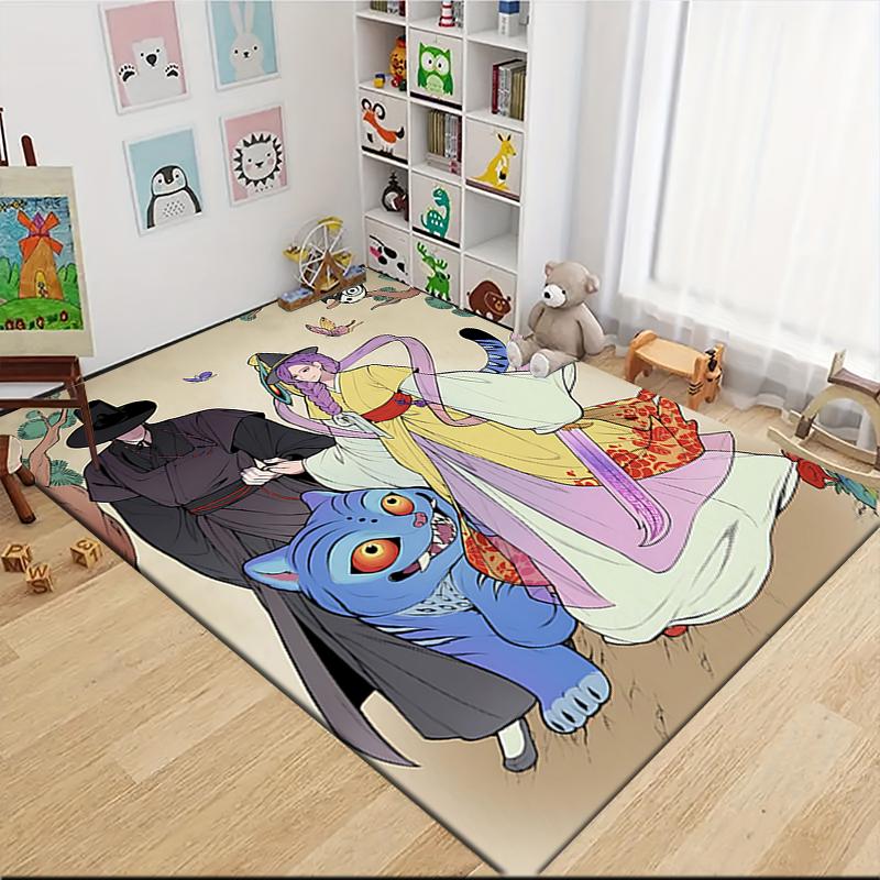 1Pc Fantasy Anime Character Carpet Rug Customizable Soft Washable Antislip Home Living Room Sofa Mats Personalized Rug 0917201