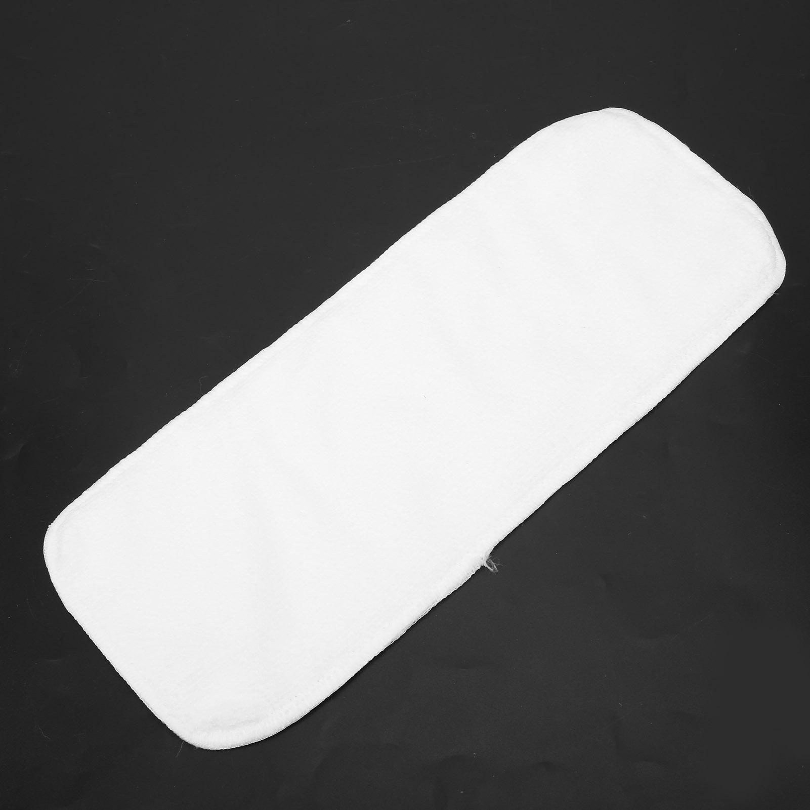 

10Pcs Washable Baby Diapers Reusable Quick Absorbent 2‑Layer Superfine Supplies