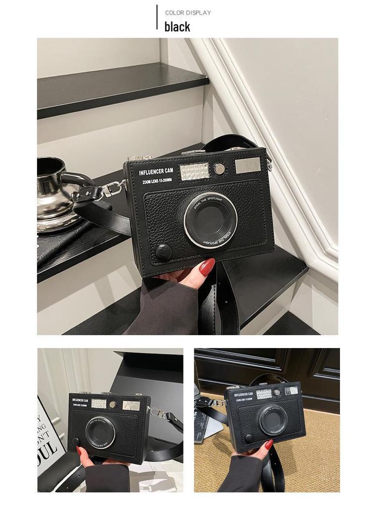Unisex Korean Fashion Crossbody Bag - Influencer Style Radio Shoulder Box Bag