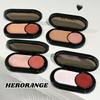 Dual Color Multi-Purpose Cream 3-in-1 Eyes Lips Cheeks Makeup Palette Portable Smooth Blendable Long Lasting Quick Makeup Face Cosmetic