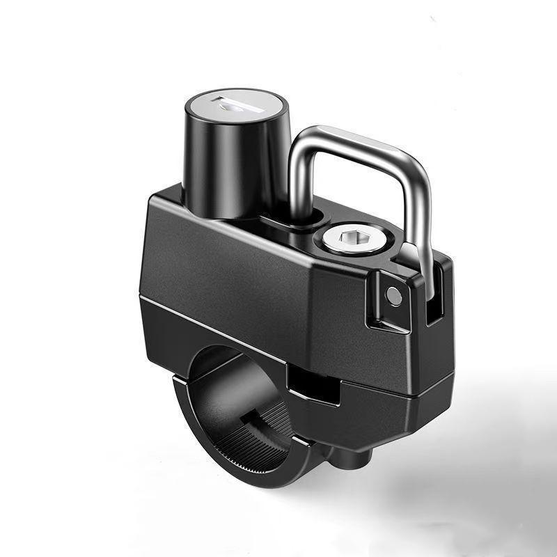Electric Bike Helmet Anti-Theft Lock - Universal Motorcycle Handlebar Hook Cap