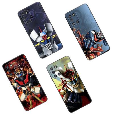 Funda de Anime Mazinger Z para Samsung Galaxy A01, A03, A04, A05, A10, A20, A21, A30, A50, S, A6, A8 Plus, A7 2018, color negro