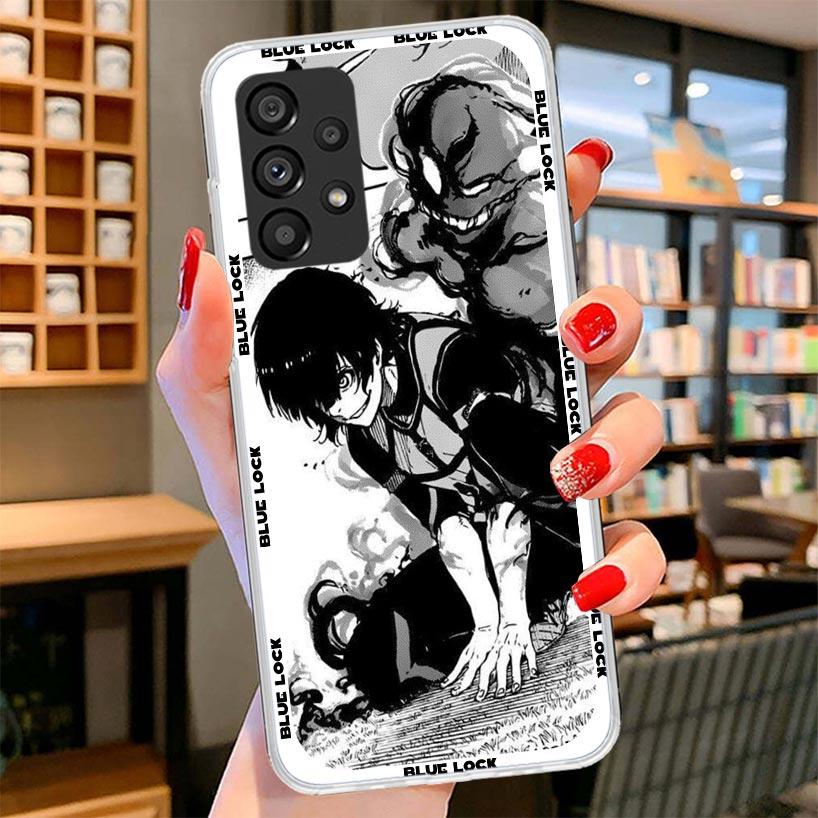 Anime Blue Lock Phone Case For Samsung Galaxy A17 A37 A57 A16 A26 A36 A56 A15 A25 A35 A55 A14 A24 A34 A54 A13 A23 A33 A53 A15 A2