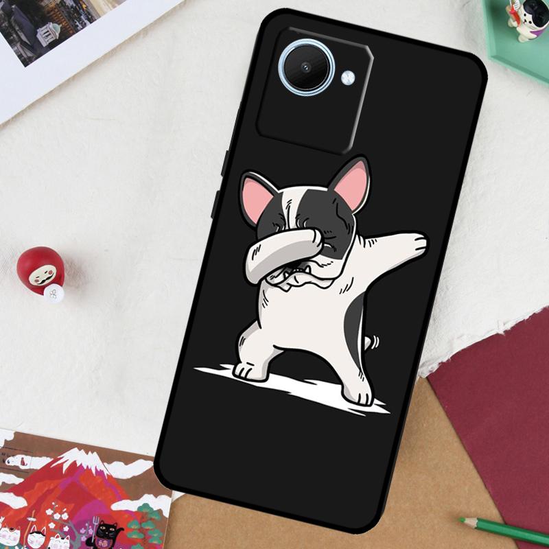 French Bulldog For Realme GT7 Pro GT 6T 5 6 C67 C75 C61 C55 C53 C51 C21Y C25S 10 11 12 13 14 Pro Plus Case
