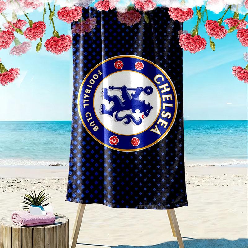 The Blues Print Beach Towel, Large Soft Quick Dry Towel for Beach Camping Swimming