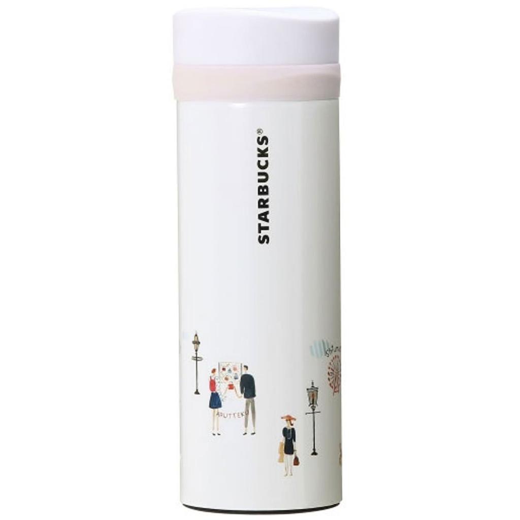 STARBUCKS Staba Japan limited Yokohama stainless tumbler sea marine ship urban madam couple shopping cityscape Kanagawa regional local white my bottle
