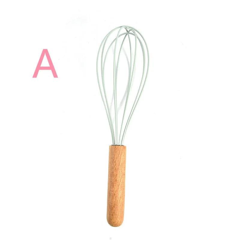 1 Pcs Silicone Kitchenware Set with Wooden Handle 12 Piece Non Stick Spatula and Spoon Kitchenware Set