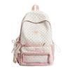 Schoolbag Wholesale Junior High School Student College Wind Polka Dot Backpack Female Student Cute Elementary School Student Large Capacity School Bag