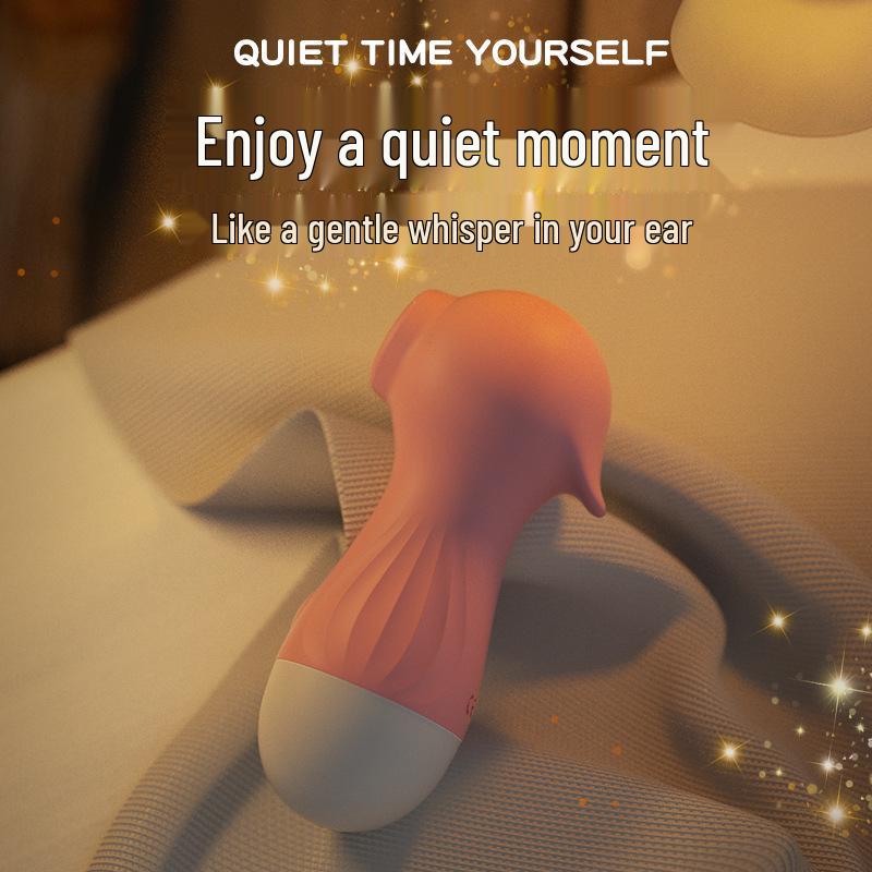 Women's Pleasure Sucking Vibrator - Adjustable Frequency Mini Electric Toy
