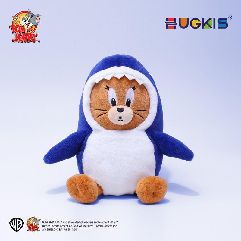 Плюшевая игрушка Костюм акулы Том и Джерри - Кот Том и Мышонок Джерри Детский подарок Official Warner Licensed
