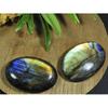 25X39-25X40MM Natural Labradorite Oval Cabochon Loose Gemstone 2Pcs 130Cts. B-44
