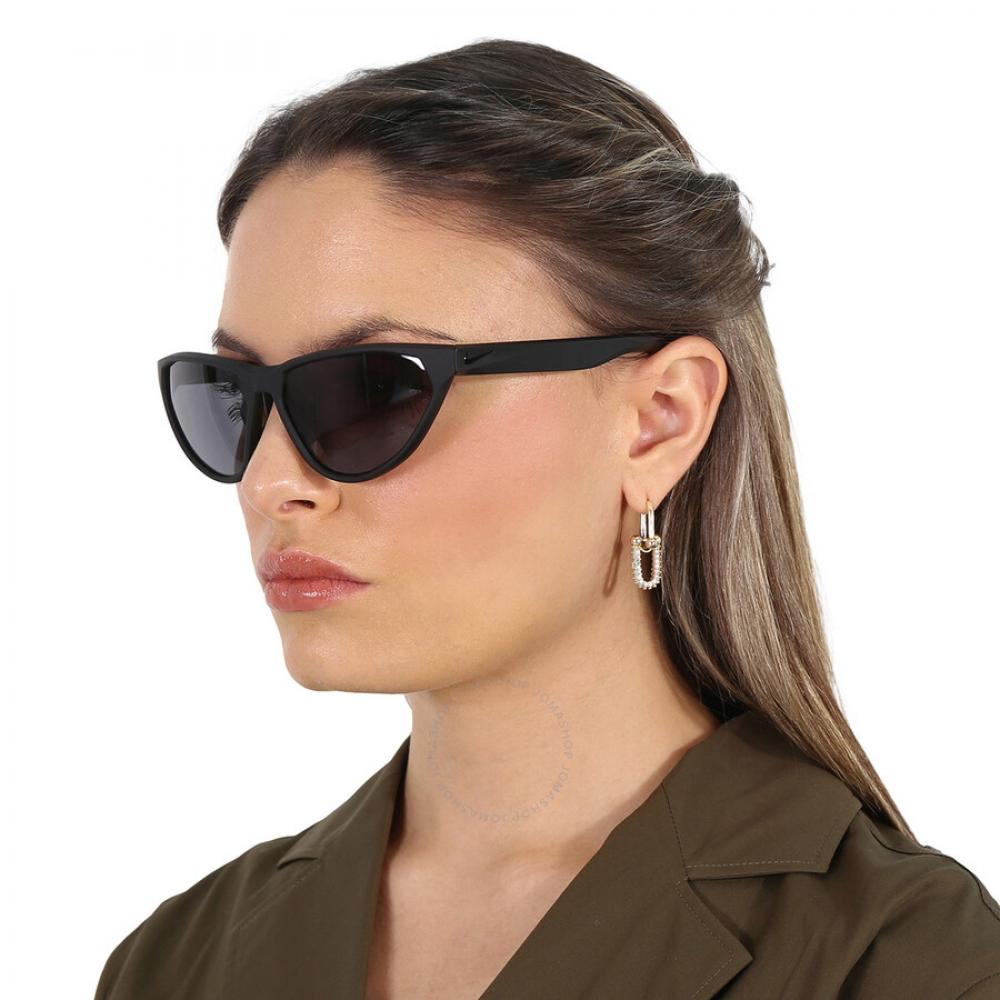 Nike Dark Grey Cat Eye Ladies Sunglasses Maverick Fierce Dj0800 010 60