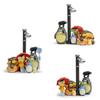Cartoon Under The Street Lamp My Neighbor Totoro Resin Figurine With Umbrella Creative Decor For Gift And Collectors