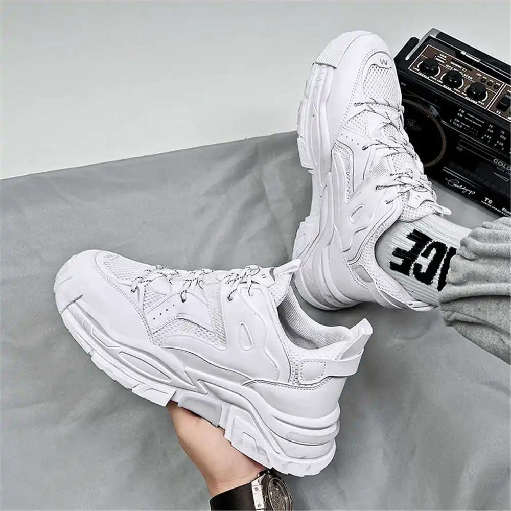 With Holes Plateforme Men's Big Size Woven Shoes For Man Sneakers Men's Sports Shoes Size 43 Basket Basctt Krasovka Latest