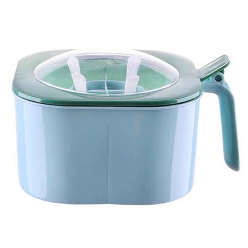 1 комплект, герметичная коробка для приправ большой емкости с ручкой, ложки, 4 в 1, мультисетки, банка для специй, кухонный контейнер для хранения приправ