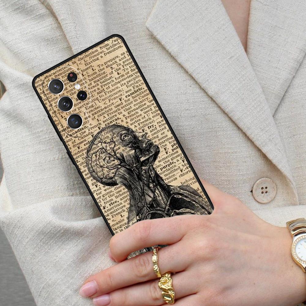 Medical Human Anatomy PRINT Cell Phone Case for Samsung Galaxy S26 Ultra S25 S24 S23 S22 S21 S20 Note10 Cover
