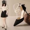 Girly Temperament Fresh Hollow Pearl Single Shoes 2025 New Spring and Summer Fairy High Heels Women's Skirt Stiletto