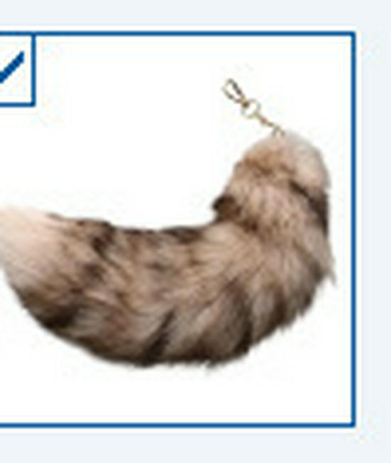 

Silver Blue Fox Fur XL Pendant: Real Fur Women s Bag Charm & Car Keychain 40cm