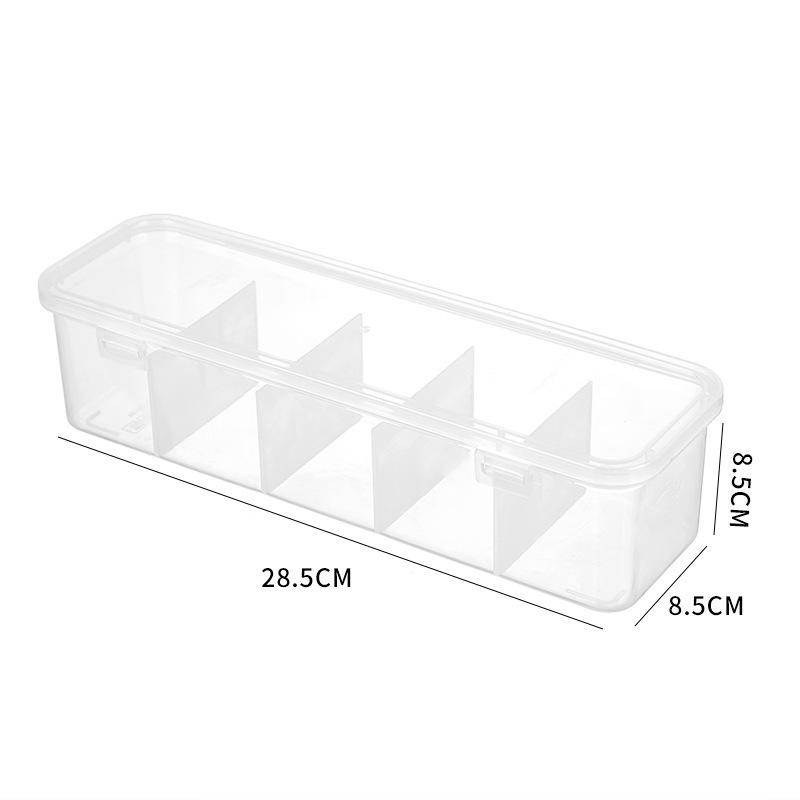 Transparent Dustproof Cable Management Box - Stackable Desktop Organizer for Data and Charging Cables