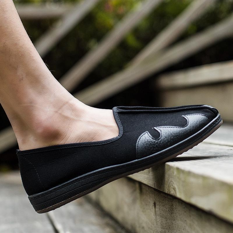 Spring and Summer Old Beijing Cloth Shoes Retro Layman Sprinkle Shoes Comfortable and Breathable Monk Shoes Traditional Non-slip Cloud Head Casual Sho