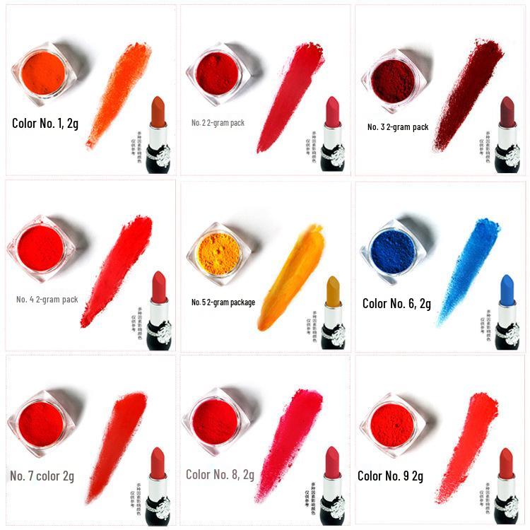 DIY Pink Lipstick Raw Material Powder - 2g Plant-Based Lip Balm Pigment