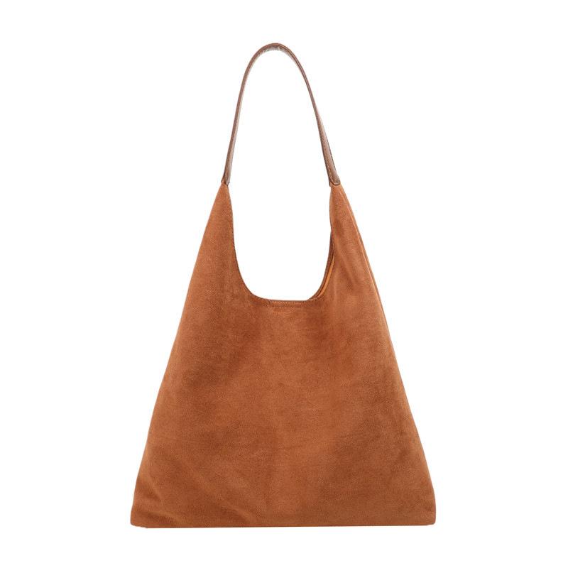 2025 autumn new retro casual commuter armpit bag women's premium sense bucket bag casual shoulder tote bag