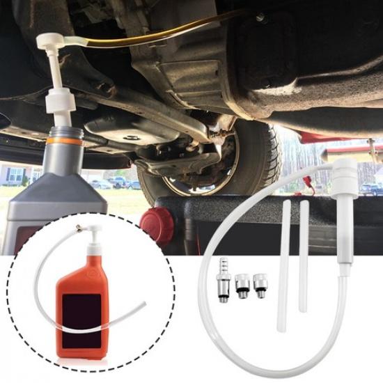 Lower Unit Gear Oil Pump for Standard Quart Bottles w/ 3/8" 10mm 8mm Adapters