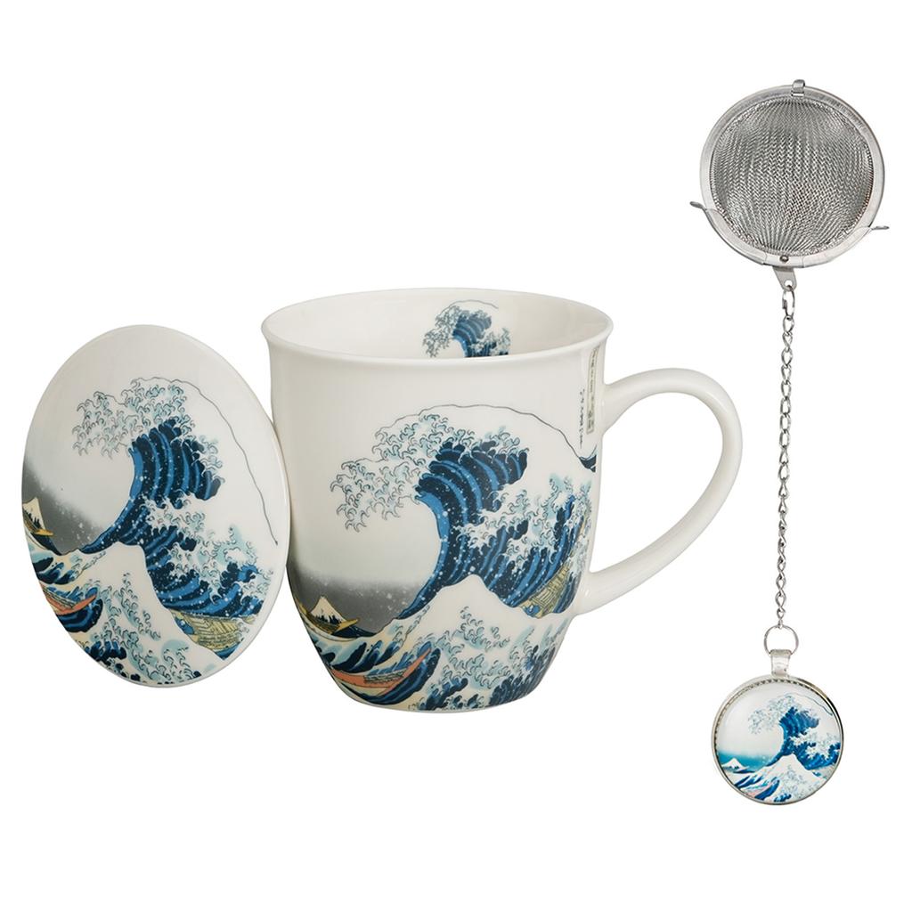 Kubek Z Zaparzaczem I Zawieszka The Great Wave Hokusai 400 Ml