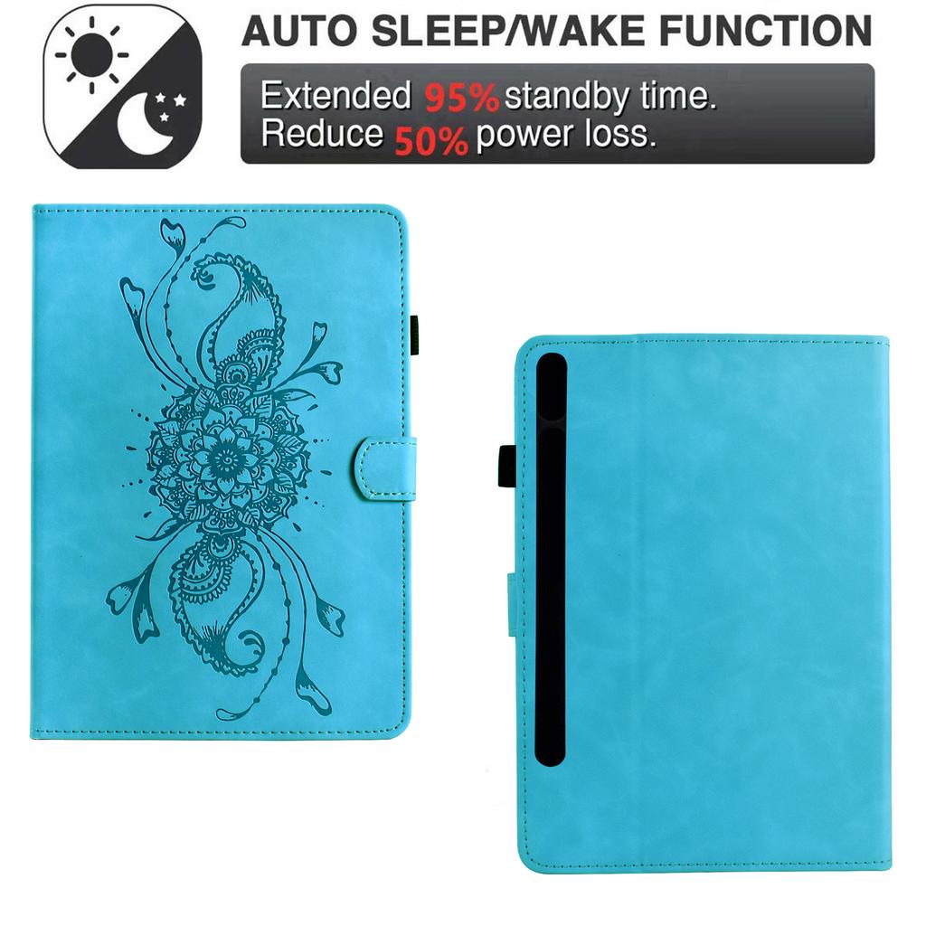 Pentru Samsung Galaxy Tab S8 X700 X706/Tab S7 T870 T875 Huse Piele Imprimată cu Mandala Husă Tabletă cu Sloturi pentru Carduri