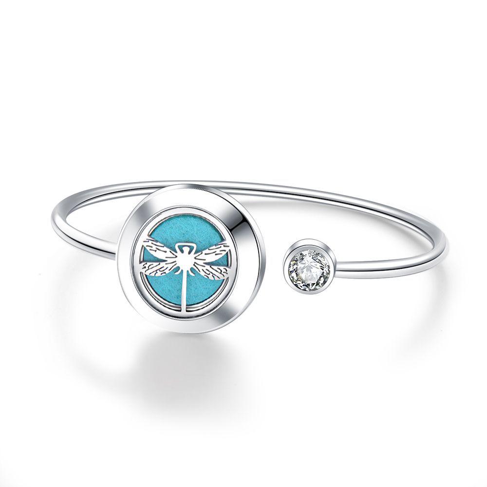Tree of Life Aromatherapy Diffuser Bracelet - Rotating Hollow Design, Alloy & Stainless Steel, Non-Magnetic Couples Bracelets