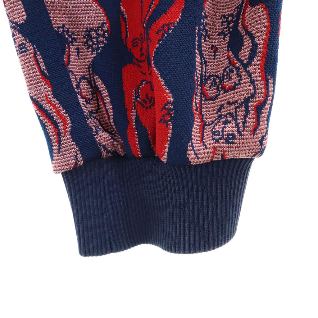 Kenzo Made In Portugal Long Pants XS Blue X Red Women Used