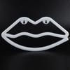 USB or Battery Powered LED Neon Sign Lip Shaped LED Light Romantic Neon Wall Sign  Home Decoration
