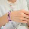 Metall-Schnallenringe Geflochtenes Seilarmband Handgemachtes Schnurarmband Schmuck Geschenk Verstellbare Freundschaft Partnerarmbänder