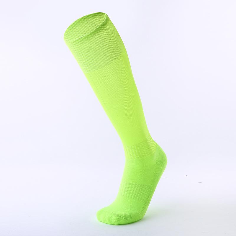Breathable Non-Slip Knee Stockings Thickened Towel Bottom Sweat-Absorbing Wear-Resistant Sports Socks Adult Solid Color Professional Feet
