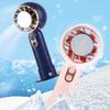 High Quality Three Gears Speed Ice Compress Fan With Portable Small Fan Lightweight Handheld Table Standing Mini Air Cooling Fan