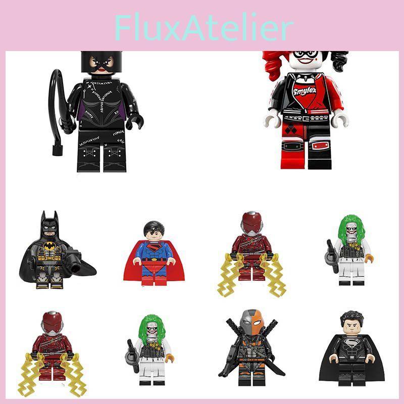 Batman Building Joker Blocks Minifigure Bricks Action Figures Educational Toys