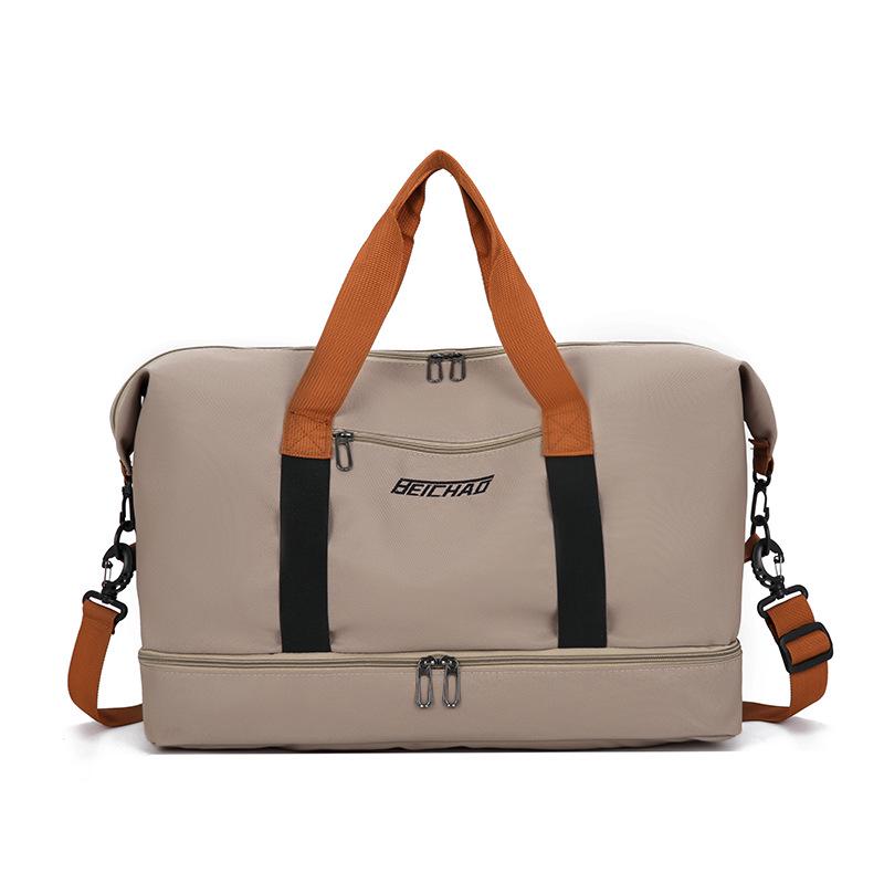 

Легкая дорожная сумка большой вместимости для коротких поездок и занятий спортом хаки