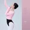 Autumn and Winter Women's Ballet Dance Training Clothes One-shoulder Sweater Adult Modern Dance Long-sleeved Pullover Warm Tops