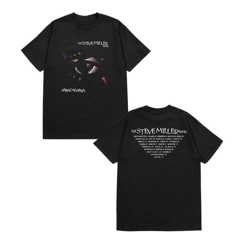 Steve Miller Band Abracadabra Tour Cotton Black All Size Shirt For Men AG465 Unisex T-Shirt L