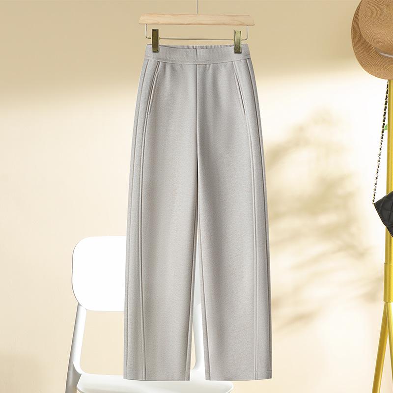 

Женские шерстяные брюки с широкими штанинами и высокой посадкой на флисовой подкладке - Коллекция Осень/Зима 2024 Sycamore 28