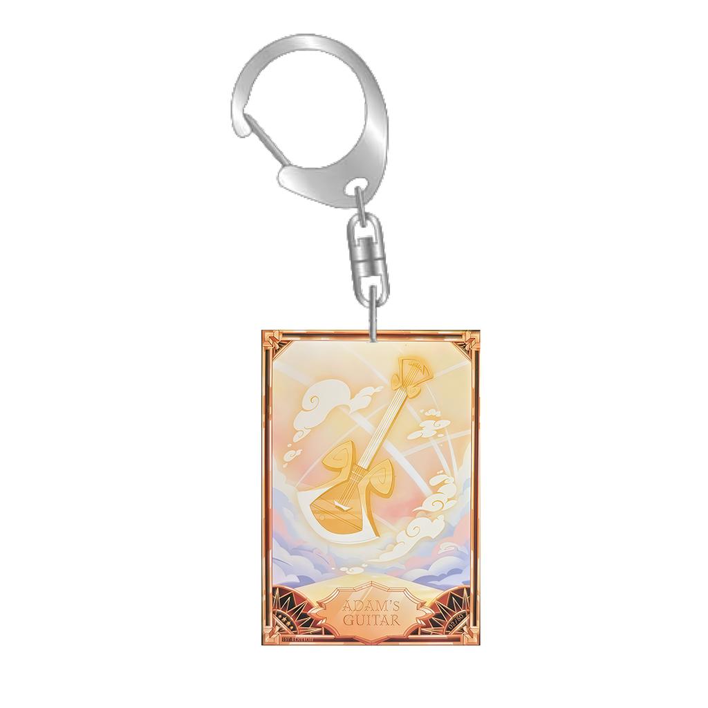 Anime Cartoons Acrylic Key Chain for Abel Peppermint 3 Vees Alastor Fat Nuggets Card Key Buckle Self-Made Student Bag Pendant