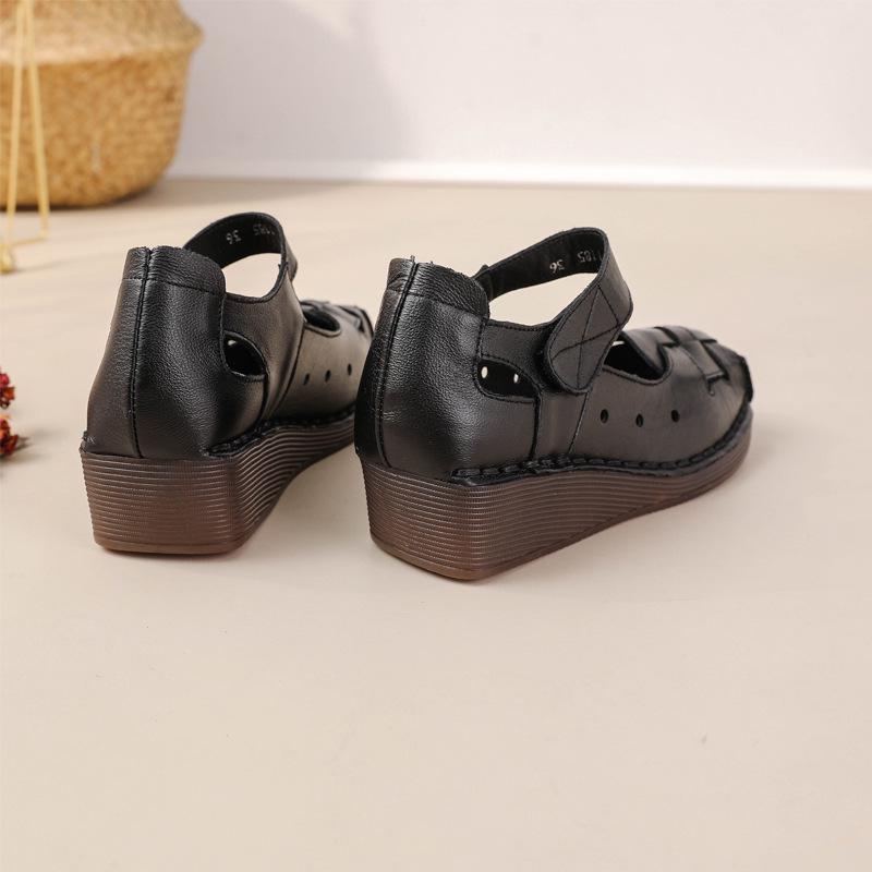 Retro Odinės Rankų darbo Platforminiai Šokių Sandalai Moterims (Pavasaris Vasara)