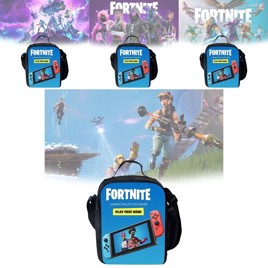 Fortnite School Backpack Set With Oxford Fabric For Middle Grade Students And Breathable Comfort