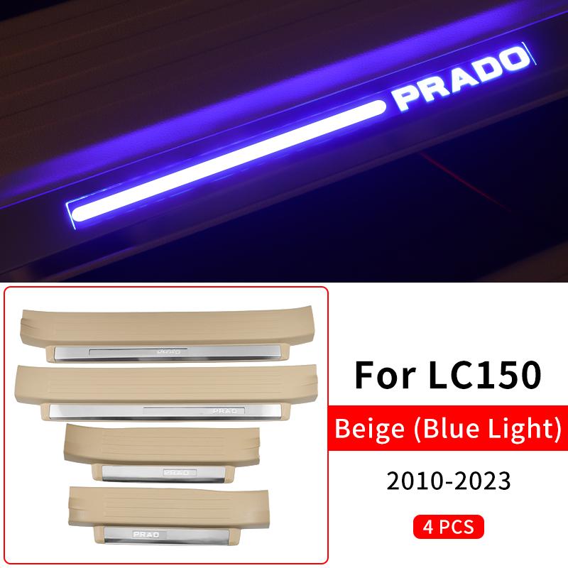 Courtesy Lamp Threshold Pedal for Toyota Land Cruiser Prado 150 Lc150 Fj150 2014-2022 Upgrade Interior Design Accessories Led