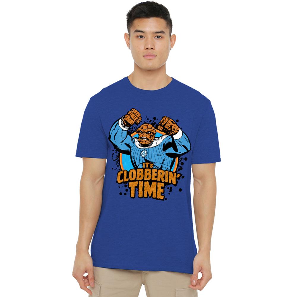 Fantastic Four Unisex Adult ClobberinÂ´ Time Thing Heather T-Shirt