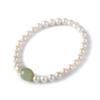 Elegant Sky Blue Hetian Jade & Pearl Beaded Charm Bracelet for Women - Best Friend Gift