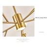 Lamp 9-Light Glass Chandelier,Modern Ceiling Lighting Fixture For Kitchen Dining Room Living Room Bedroom Office Restaurant Bar
