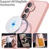 Coque Antichoc - BOOLING - pour Samsung Galaxy S26 Plus - Cercle Magnétique Protection Caméra - Rose