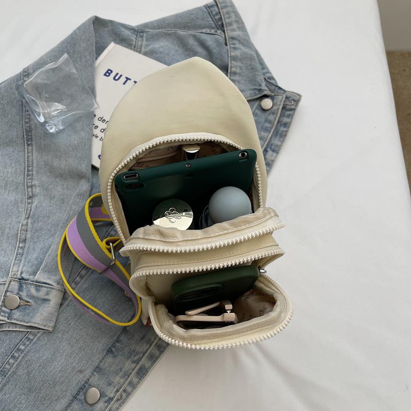 Women's Chest Bag Solid Color Shoulder Crossbody Bag